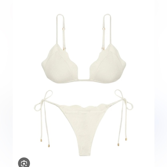 Vix Swimwear Firenze Lou Bikini Top + Firenze Lou Cheeky Tie Side Bottom NEW! - Picture 1 of 14